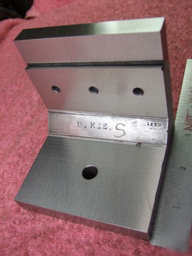 Watchmaker angle plate step 