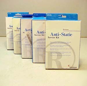 New 5 radio shack anti-static service kits mat cord esd