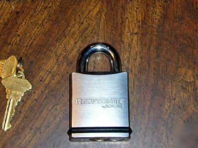 New lot of 4 schlage kryptonite 3/4 padlocks KS42A21