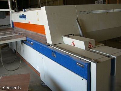 (1996) schelling 12' cnc horizontal panel saw FI330 330