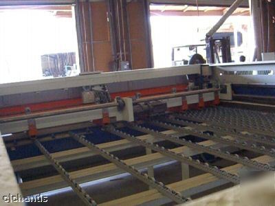 (1996) schelling 12' cnc horizontal panel saw FI330 330