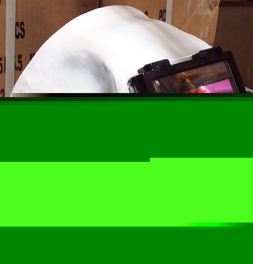 New hoodlum gear welding helmet white skull hood