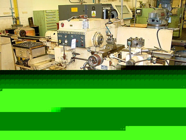 Turret lathe, warner & swasey #3 square head 