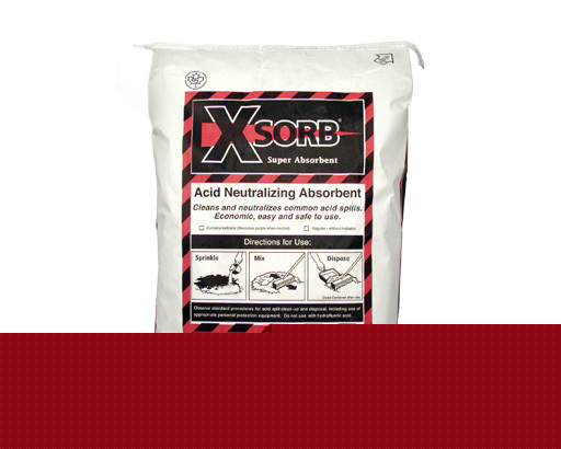 Xsorb super absorbent 1.75 cu. ft. acid neutralizing