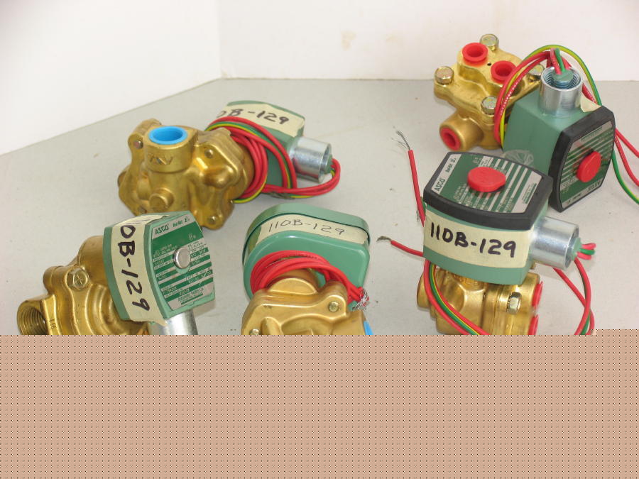 Asco air inert gas & fluid electrically operated valve