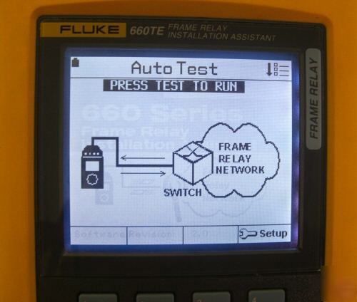 Fluke 660TE 660M-T1 T1 frame relay assisstant 660T