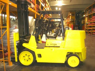 Hyster forklift s-155XL, diesel, 2 stage mast