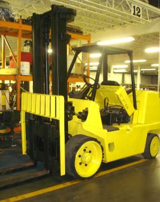 Hyster forklift s-155XL, diesel, 2 stage mast