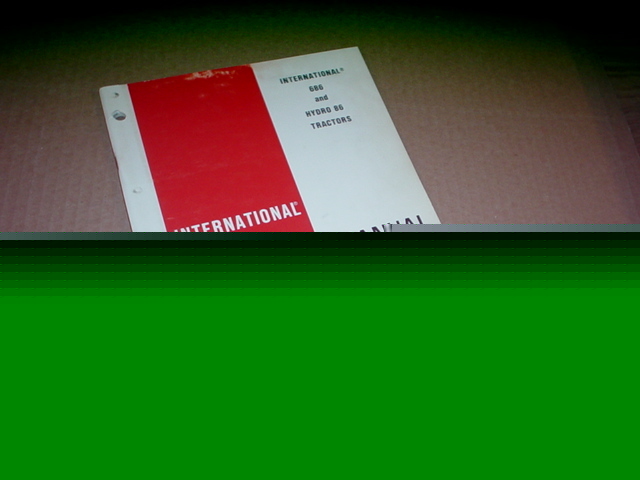Ih 686 hydro 86 tractor operator manual