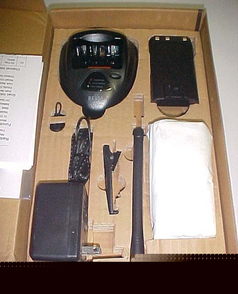 New relm RPV516A 2 way radio vhf with charger & extras