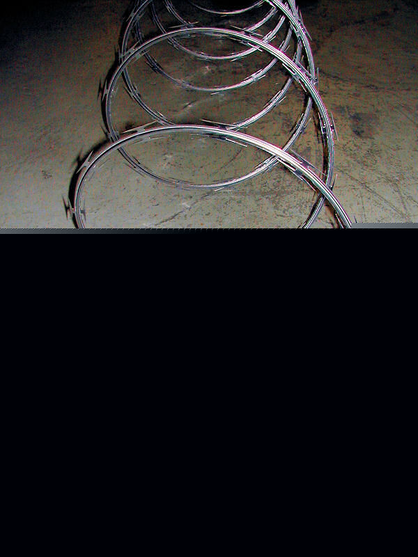 Razor wire, no clips, 18