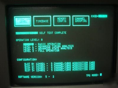 Tektronix 1240 logic analyzer w/ ram pack