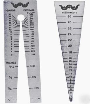 Pocket inside & outside angle gauge set machinist tools