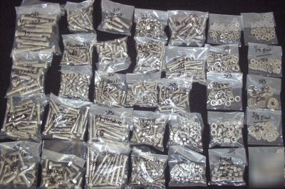 1105PC uss allen head bolt nut washer assortment