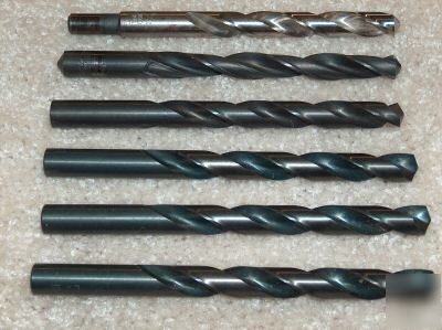 #5 qty of 6 black oxide bits 15/32 no 