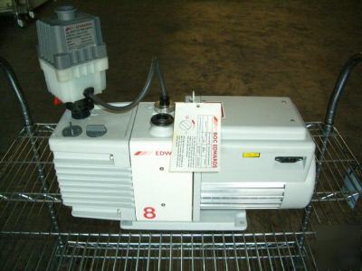 Boc edwards RV8 rotary vane vacuum pump 6.9 cfm