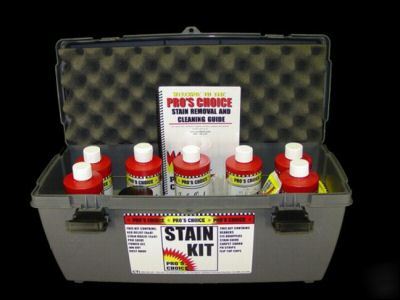 Carpet cleaning pro's choice spotting kit