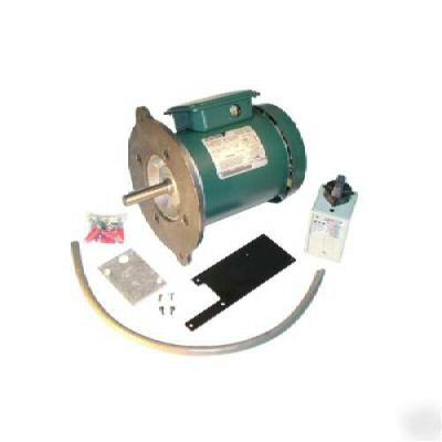 1 hp motor w/drum switch & adap. pl for bridgeport mill