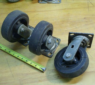 18PC lot industrial casters & wheels 3