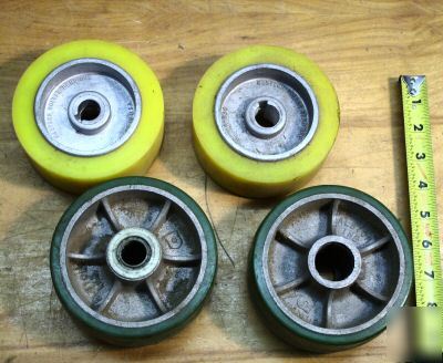 18PC lot industrial casters & wheels 3