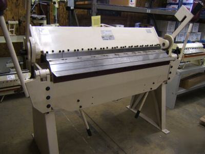 48 inch 12 gauge finger style sheet metal brake bender