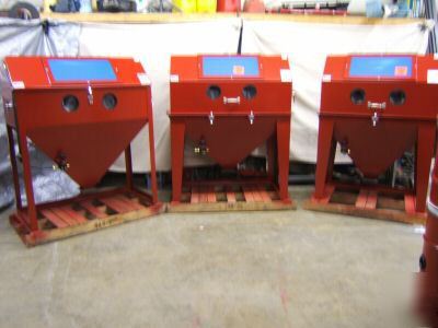 48 x 24 sandblaster large sand blast cabinet usa made 