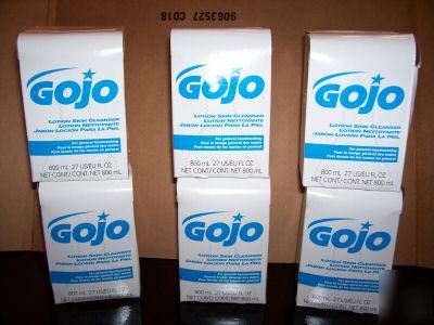 Gojo lotion skin cleanser 800ML refills case of 6