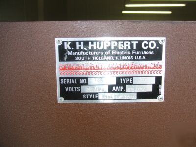 Huppert single chamber furnace 12 x 12 x 16 max 2000 f