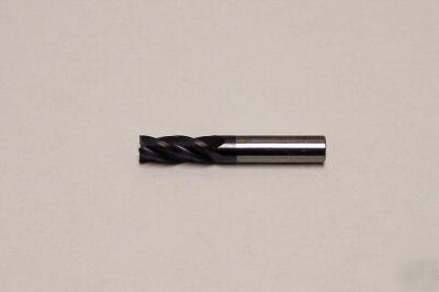 New - usa solid carbide tialn coated end mill 4FL 7/32