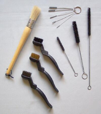 Tattoo, air brush, paint spray gun 12 pc cleaning brush