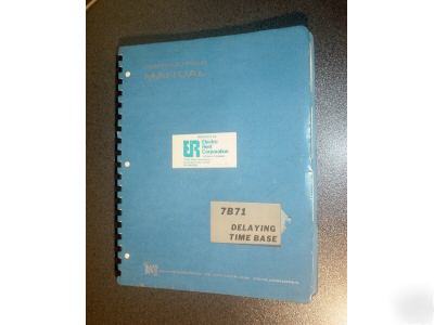 Tektronix 7B71 original service manual