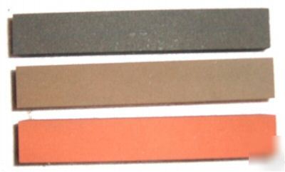 New 3 norton honing stone 1INCH square set 6 inch long