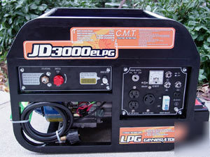 New propane lpg generator 6500 watt electric start