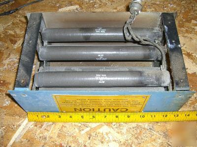 Bank of resistors from hurco mill, model KMB1 