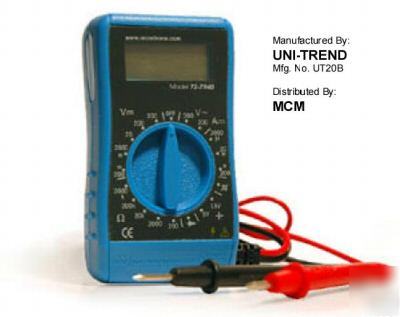 Compact pocket digital multimeter - uni-trend UT20B