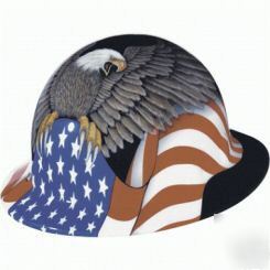 Fiber metal spirit of american welder full brim hardhat