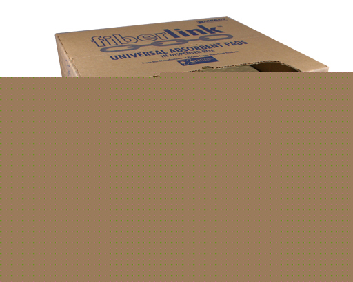 Hazmat bonded heavyweight pads in dispenser box