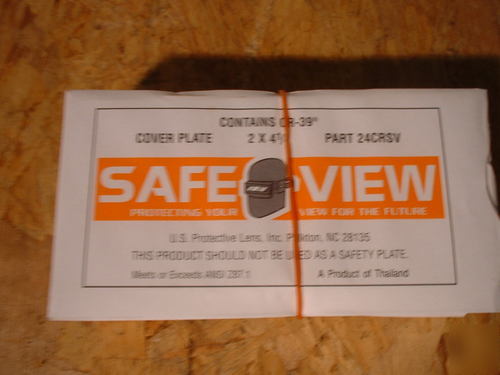 New welding clear lens 20 pk. brand safe-view brand 