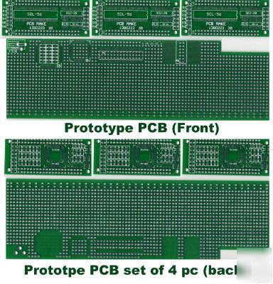 Plcc sol soic pic prototype pcb set