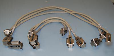 Six _national instruments gpib cables ___ very nice 