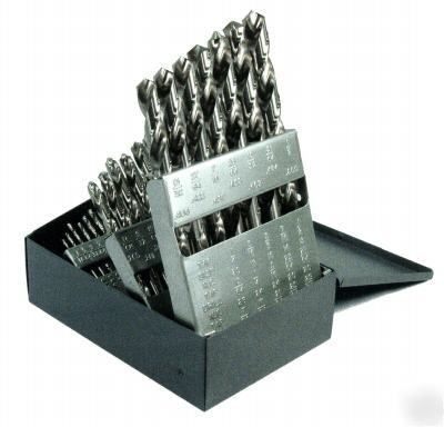 29 piece high speed steel drill set -jobber drills-