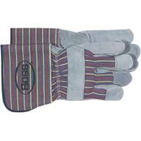 Boss mfg co 4046 glove lthr plm w rubber gauntl 4046