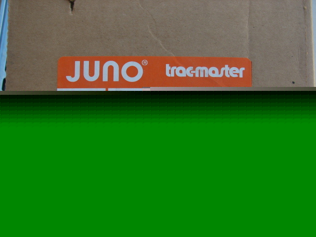 Juno trac-master silver light fixture
