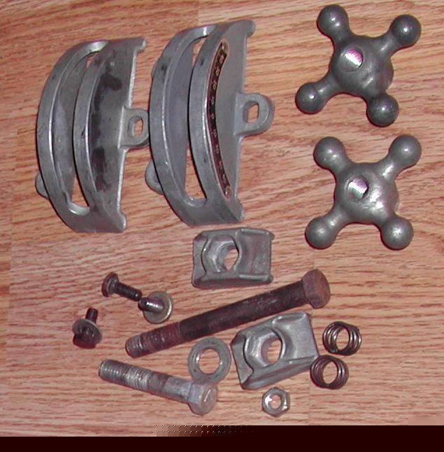Pair of trunnions rockwell delta band saw bandsaw knobs