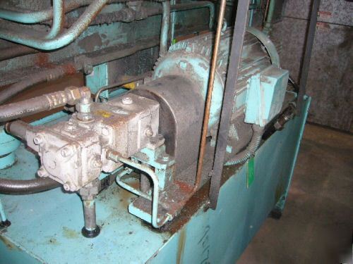 Rexroth 20 hp hydraulic pump system 500 gallon tank