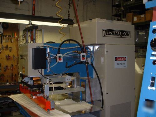 Rf welder thermatron 10 kw heated bar sealer 48 inches