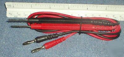 Test leads vom probes, dmm, multimeter red/black banana