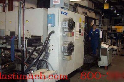 Used sencorp 2500 30X36 inline servo, stacker