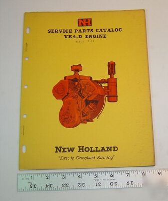 New holland service parts - VR4-d engine - 1959