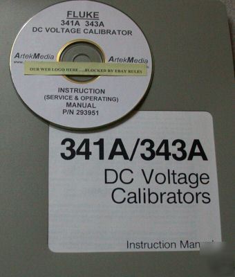 Fluke 341A 343A instruction manual (ops & service)